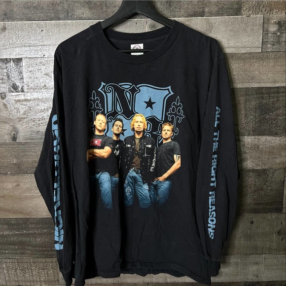 SOLD Nickelback 2007 Tour Long Sleeve Shirt Large - Picture 1 of 4